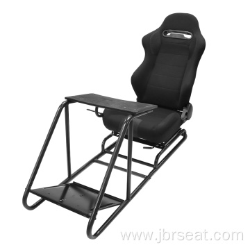 Gaming Seat With Bucket Seats Racing Simulator